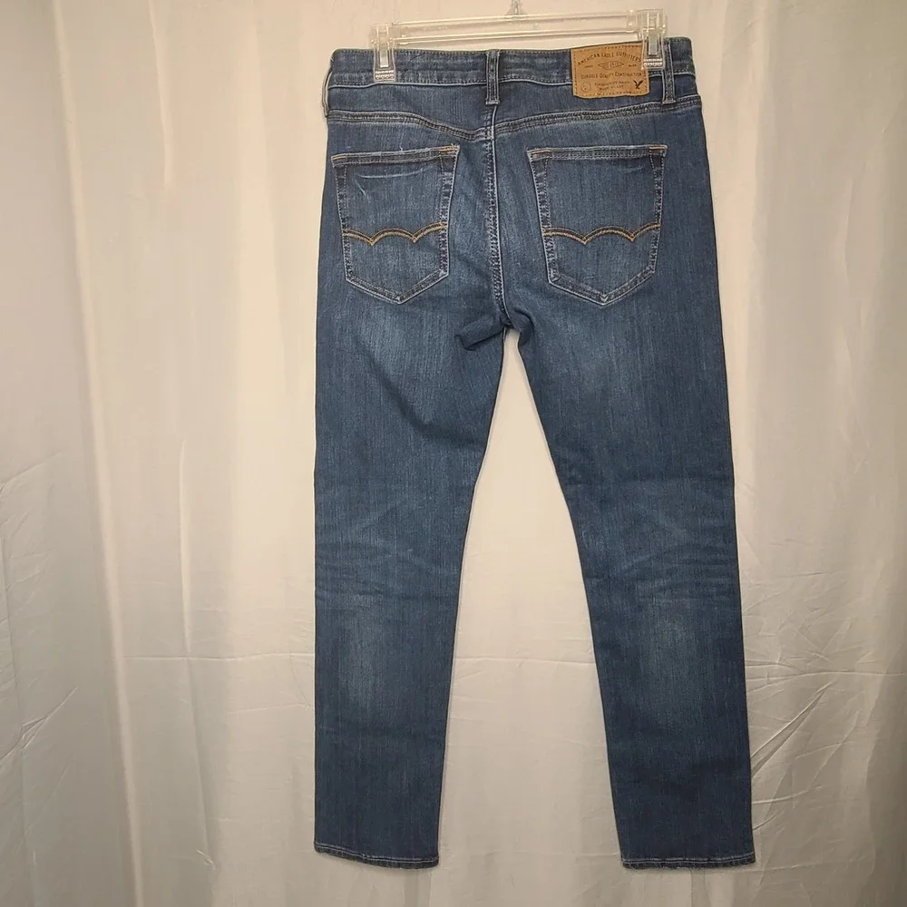 American Eagle‎ Jeans Mens 29x30 Blue 360 Extreme Flex Slim Straight Denim Pants